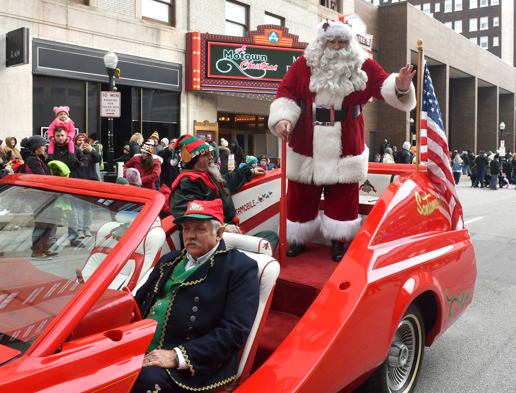 The 27th annual Holiday Parade in downtown Davenport.